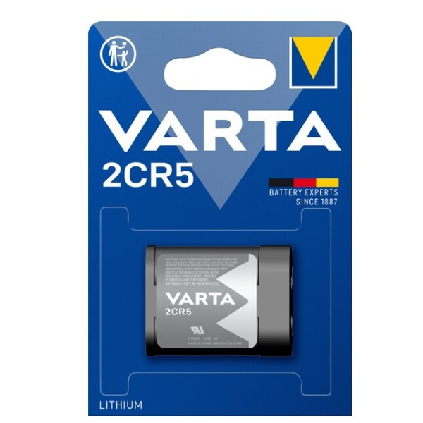 Varta 2CR5 6V Lithium Batterij
