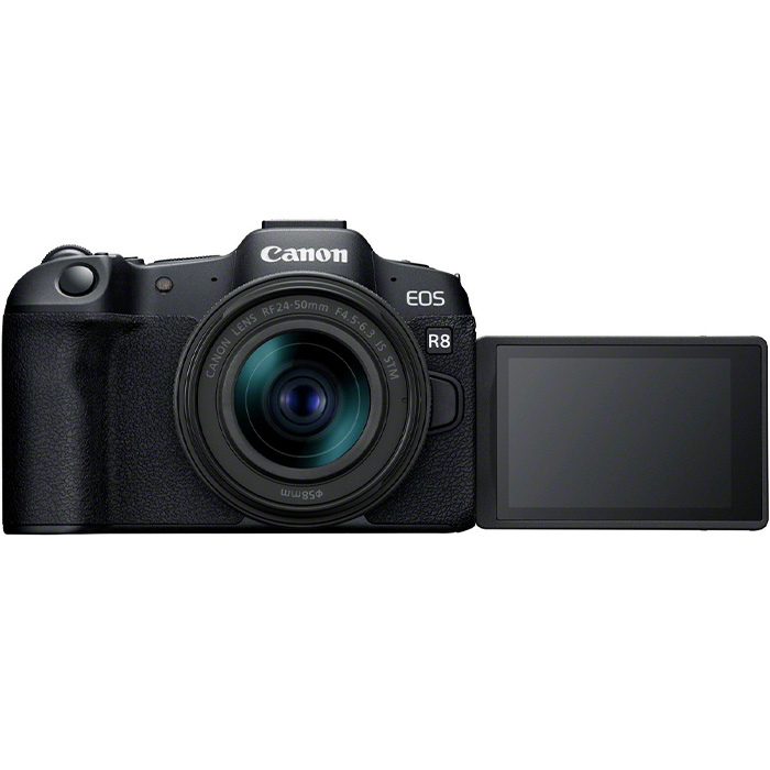 Canon EOS R8 + RF 4,5-6,3 /24-50 mm IS STM