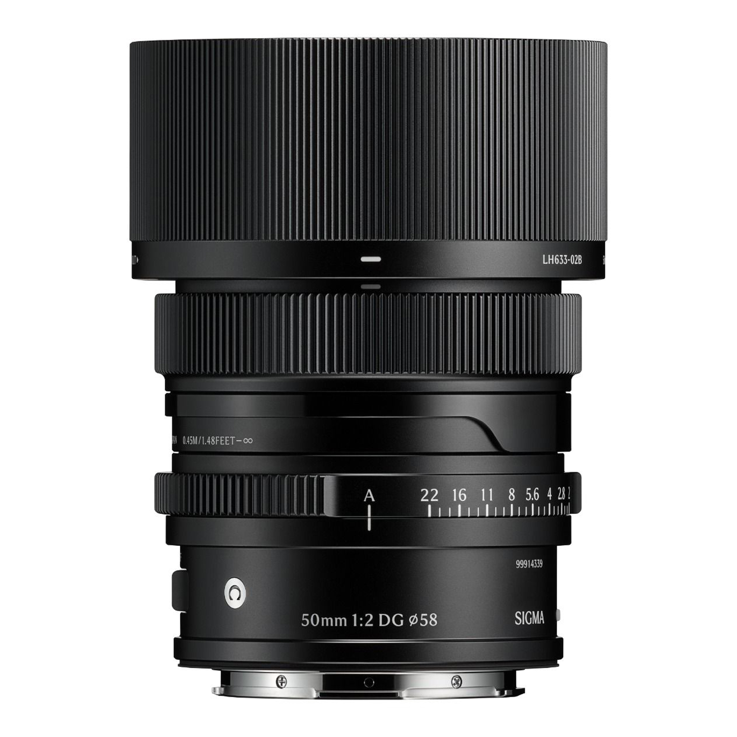 SIGMA 50mm f/2 DG Contemporary L-mount - Zwart