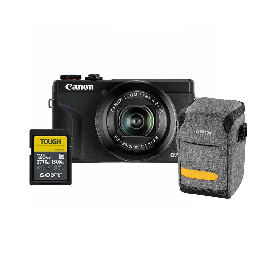 Canon PowerShot G7 X Mark III Zwart Starterkit