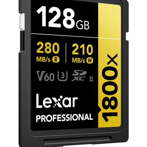 Lexar SDXC 128 GB SD PRO UHS-II U3 V60 1800x