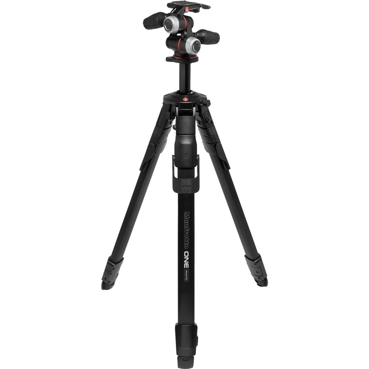 Manfrotto ONE Photo Aluminium Statief met XPRO 3-Wegkop – MKONEPA-3W