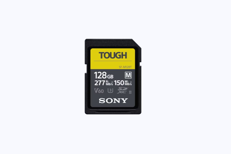 Sony 128GB SDXC SF-M Series TOUGH UHS-II V60 (277MB/s / 150MB/s)