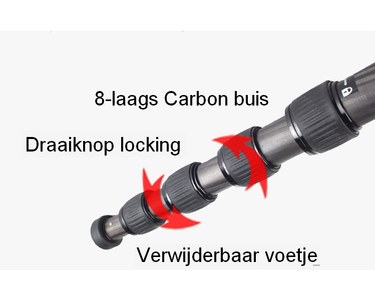 Kingjoy MP-329M Carbon + VT-20M Camouflage Monopod