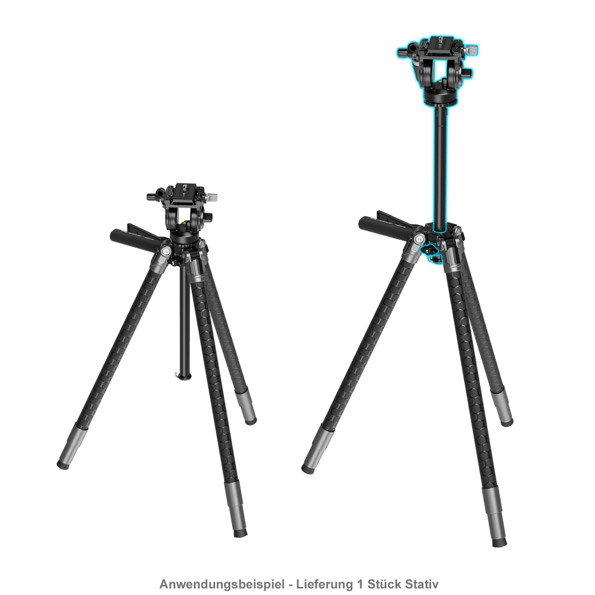 SmallRig 5305 x Potato Jet TRIBEX SE Hydraulic Tripod