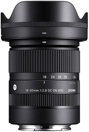 Sigma 18-50mm f/2.8  voor Sony E mount
