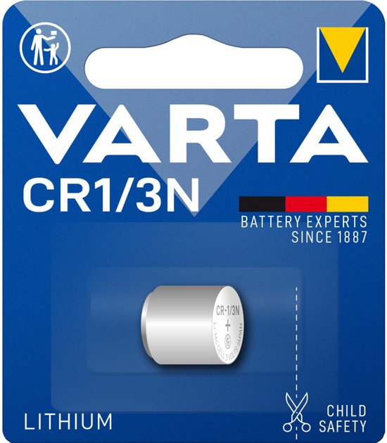 Varta CR 1/3N 3V Lithium Batterij