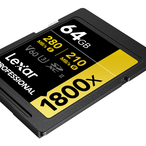 Lexar SDXC 64 GB SD PRO UHS-II U3 V60 1800x