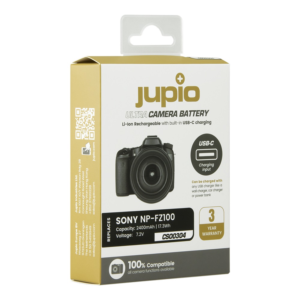 Jupio Sony NP-FZ100 2400 mAh Ultra C CSO0304