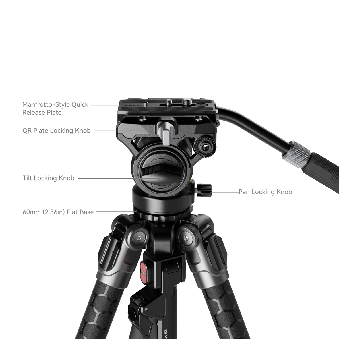 SmallRig 5305 x Potato Jet TRIBEX SE Hydraulic Tripod