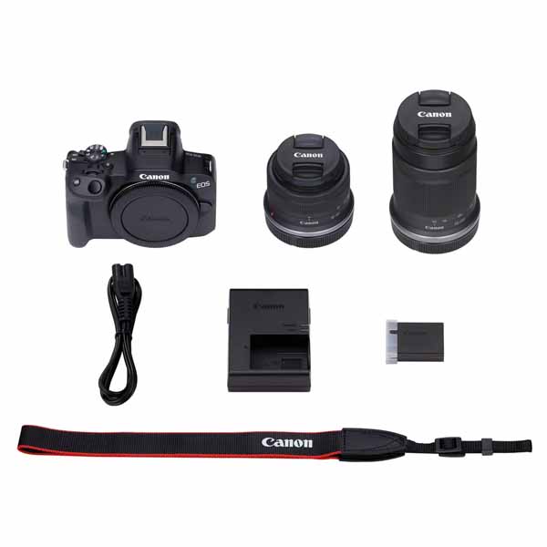 Canon  EOS R100 + RF-S 18-45 mm + 55-210 mm IS STM