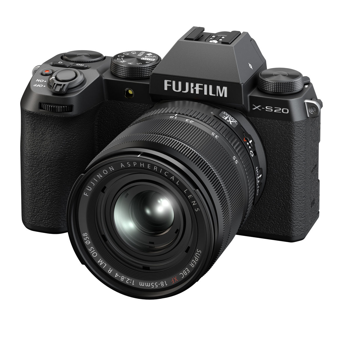 Fujifilm X-S20 Zwart + XF 18-55 F2.8-4.0 R LM OIS
