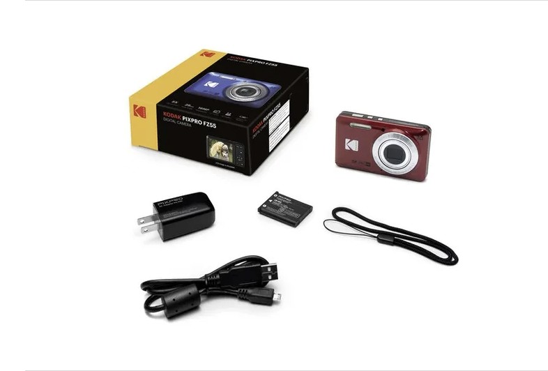 Kodak FZ55  5x Zoom camera Rood