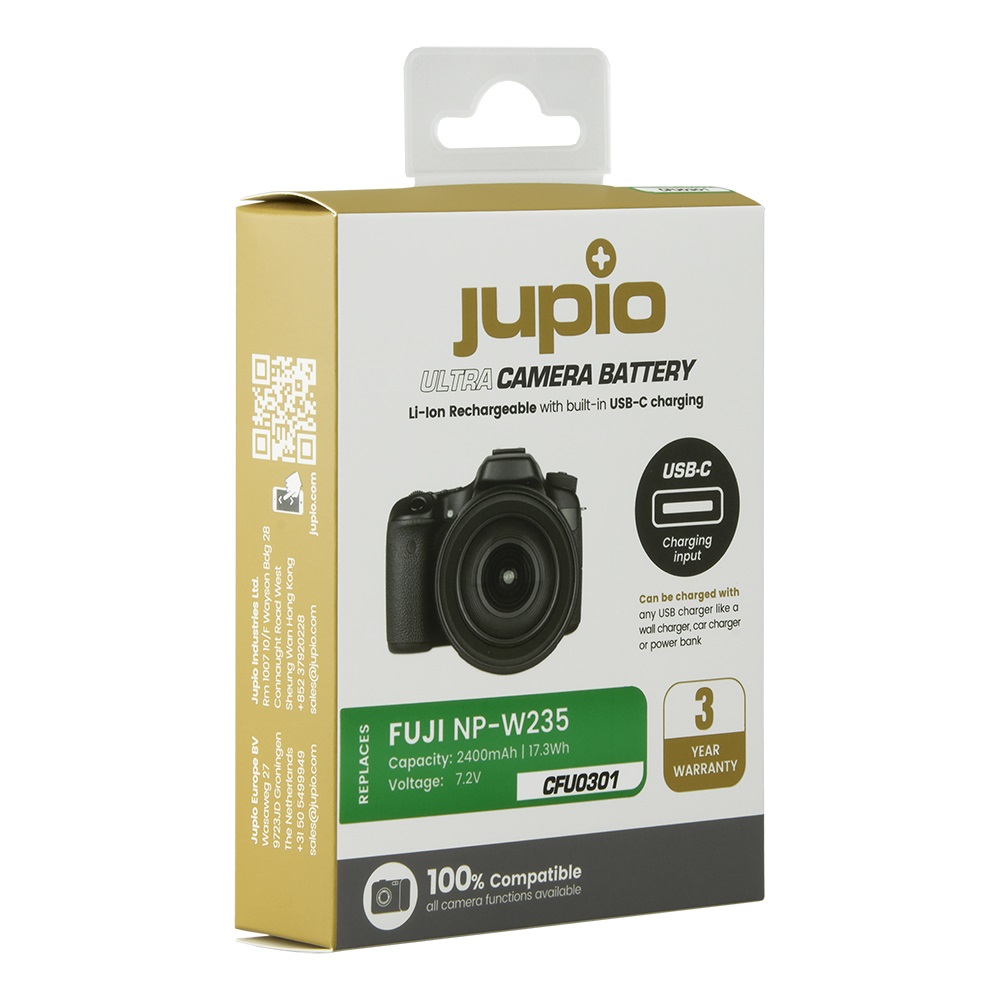 Jupio Fujifilm NP-W235 2400 mAh Ultra C CFU0301