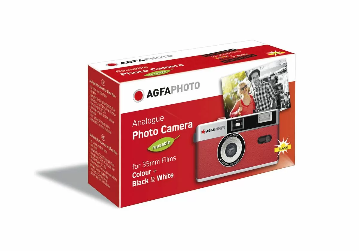AgfaPhoto Reusable Kamera 35mm Rood