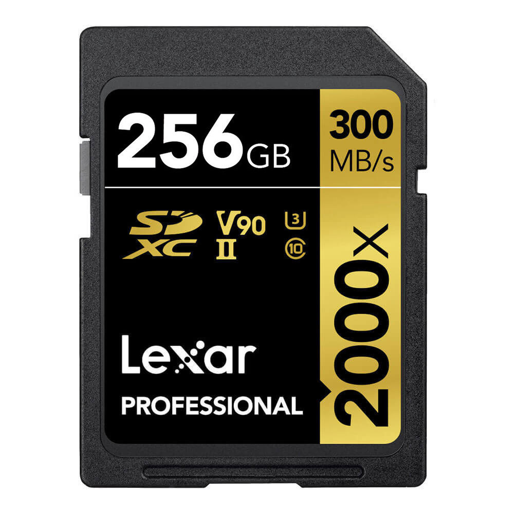 Lexar SDHC 256 GB PRO UHS-II V90 2000x 256 GB Gold