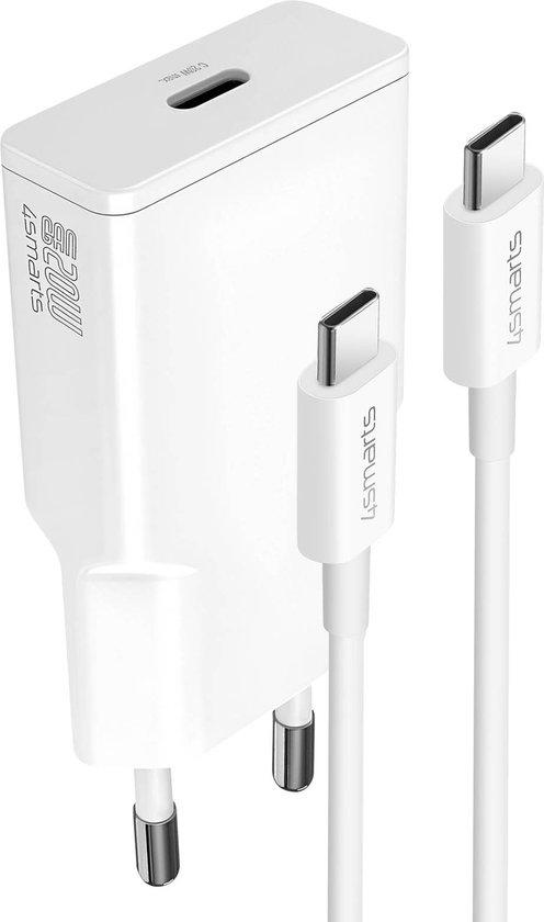 4smarts VoltPlug PD 20W Wandlader + USB-C naar USB-C Kabel 1,5m