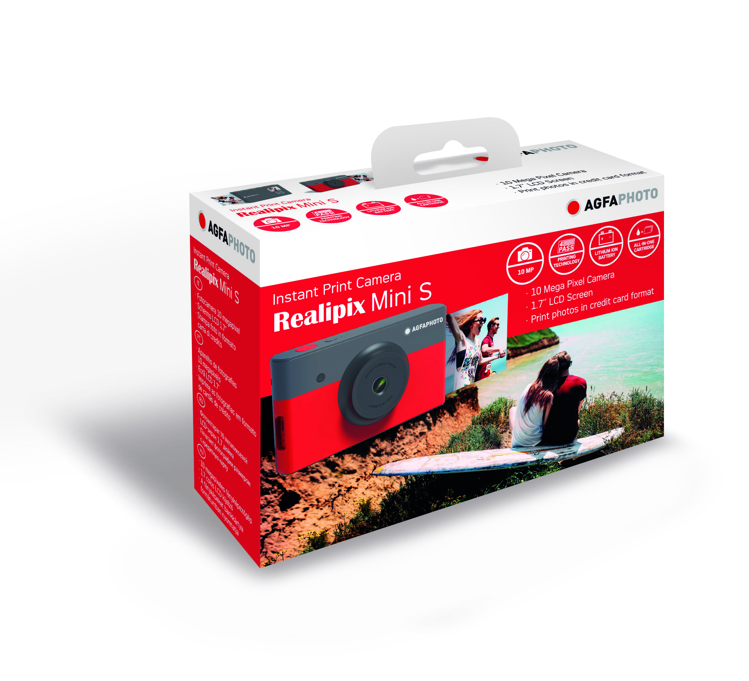 Agfa Mini Shot 2*3 Red, camera - printer