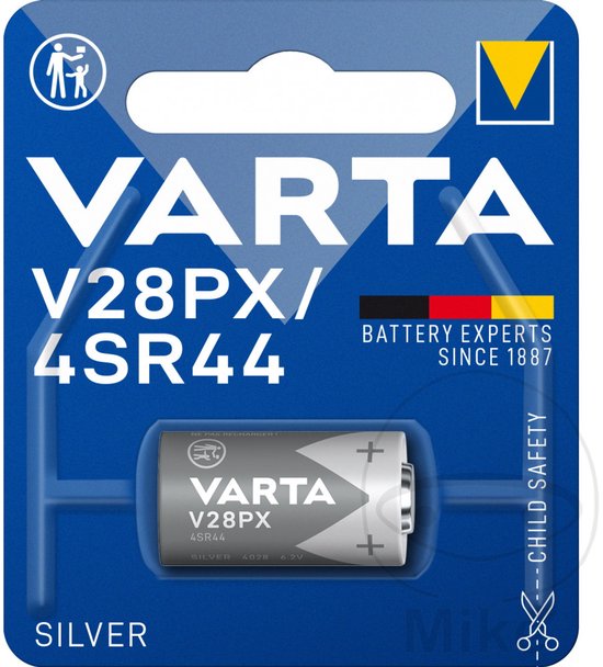 Varta V28PX / 4SR44 6,2V Fotobatterij