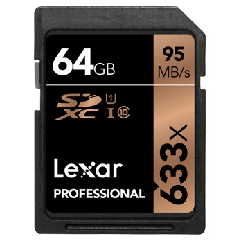 Lexar SDXC Professional UHS-I 633x 64GB