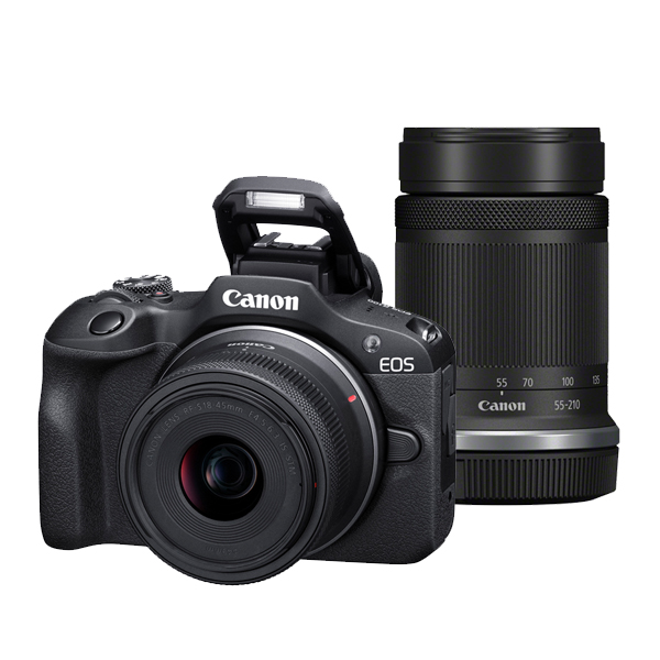 Canon  EOS R100 + RF-S 18-45 mm + 55-210 mm IS STM