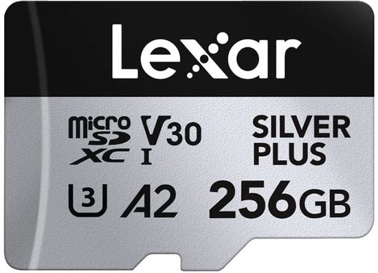 Lexar Professional SILVER PLUS microSDXC 256GB UHS-I V30