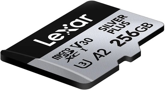 Lexar Professional SILVER PLUS microSDXC 256GB UHS-I V30