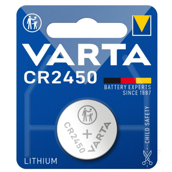 Varta CR2450 3V Lithium Knoopcelbatterij