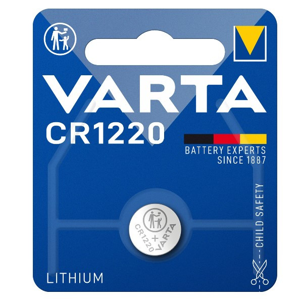 Varta CR1220 3V Lithium Knoopcelbatterij