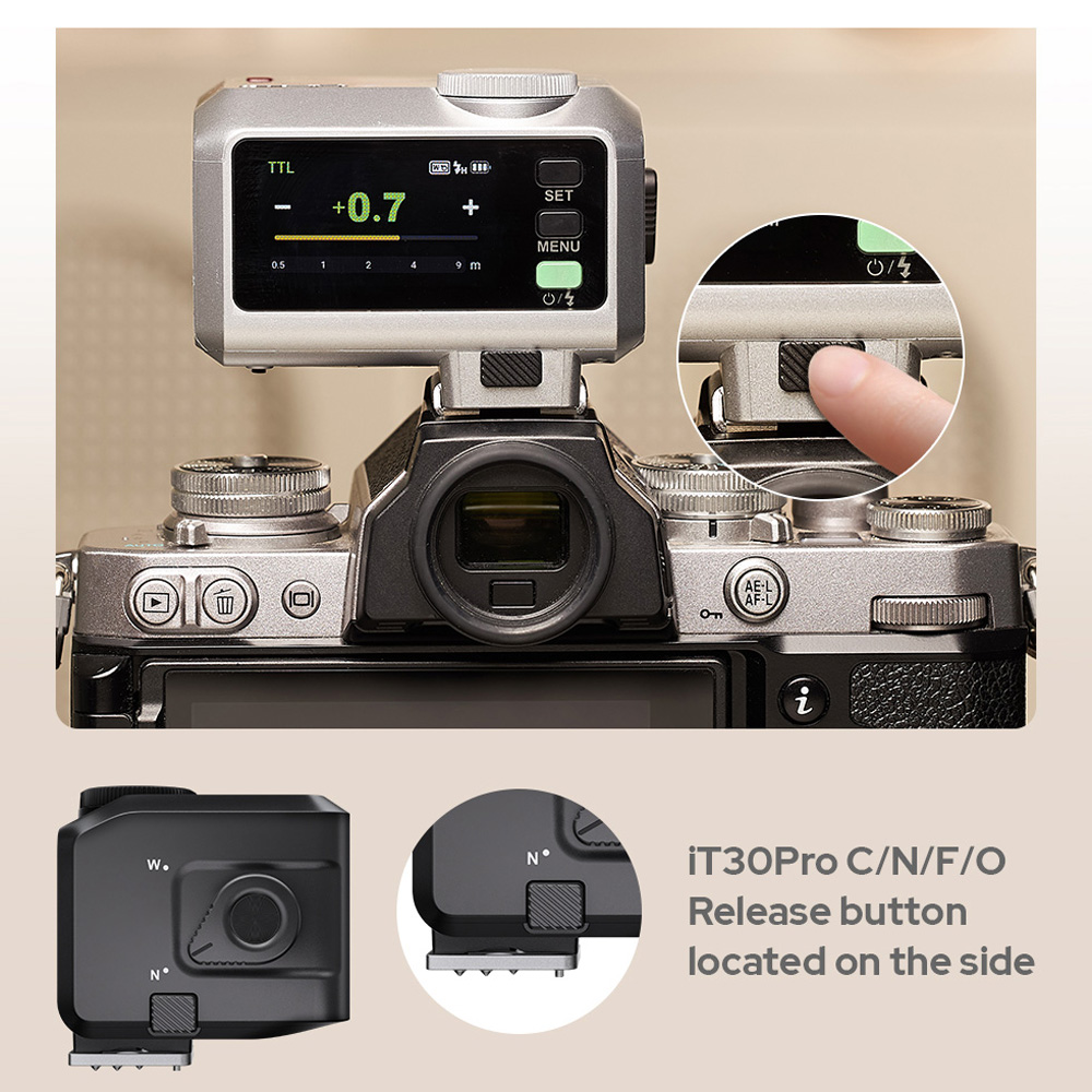 Godox iT30Pro Nikon Zilver TTL Flitser