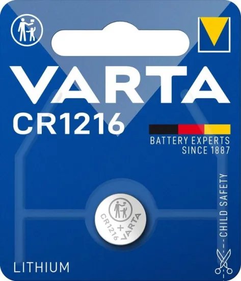 Varta CR1216 3V Lithium Knoopcelbatterij