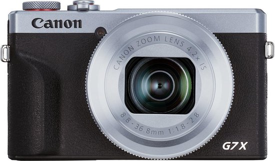 Canon Powershot G7X Mark III Zilver