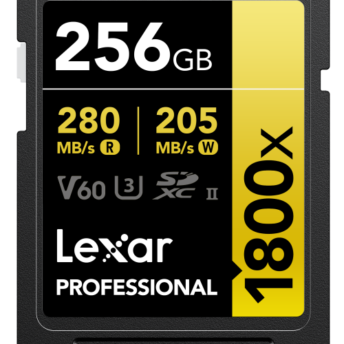 Lexar SDXC 256 GB SD PRO UHS-II U3 V60 1800x