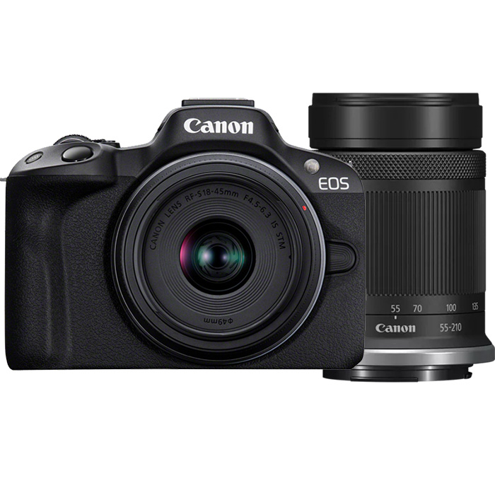 Canon EOS R50  +  RF-S 4.5-6.3/18-45mm IS STM  + RF-S 5-7.1/55-210mm