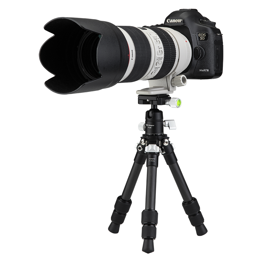Fotopro P-2 Mini+P2H Carbon Statief met Kop