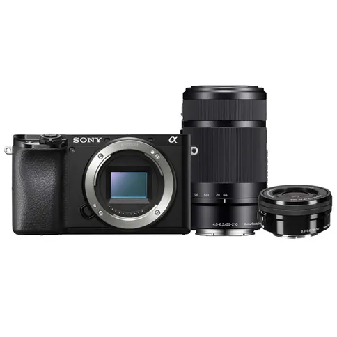 Sony A6100 + 16-50 mm + 55-210 mm