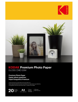 Premium A4 Fotopapier Glanzend 240g (20 vellen)